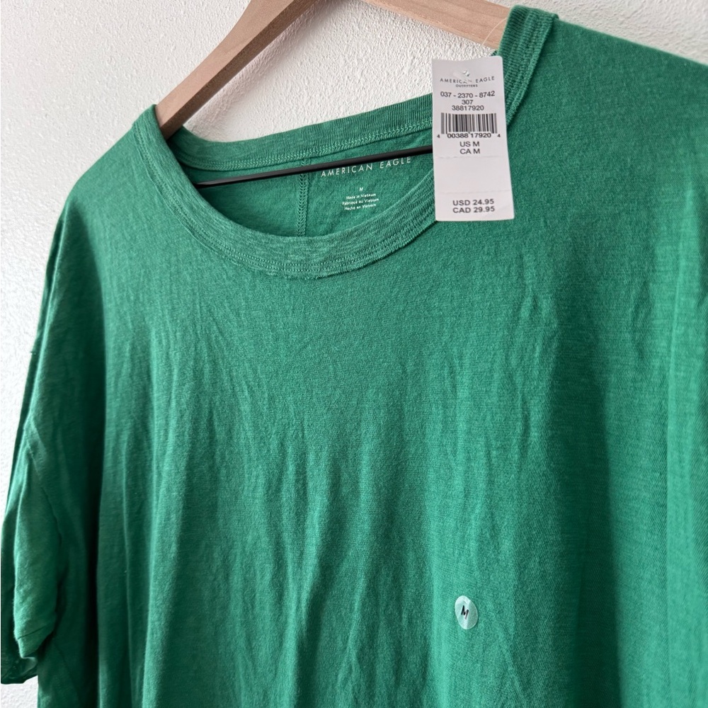 Oversized Green American Eagle Tee - Picture 4 of 4